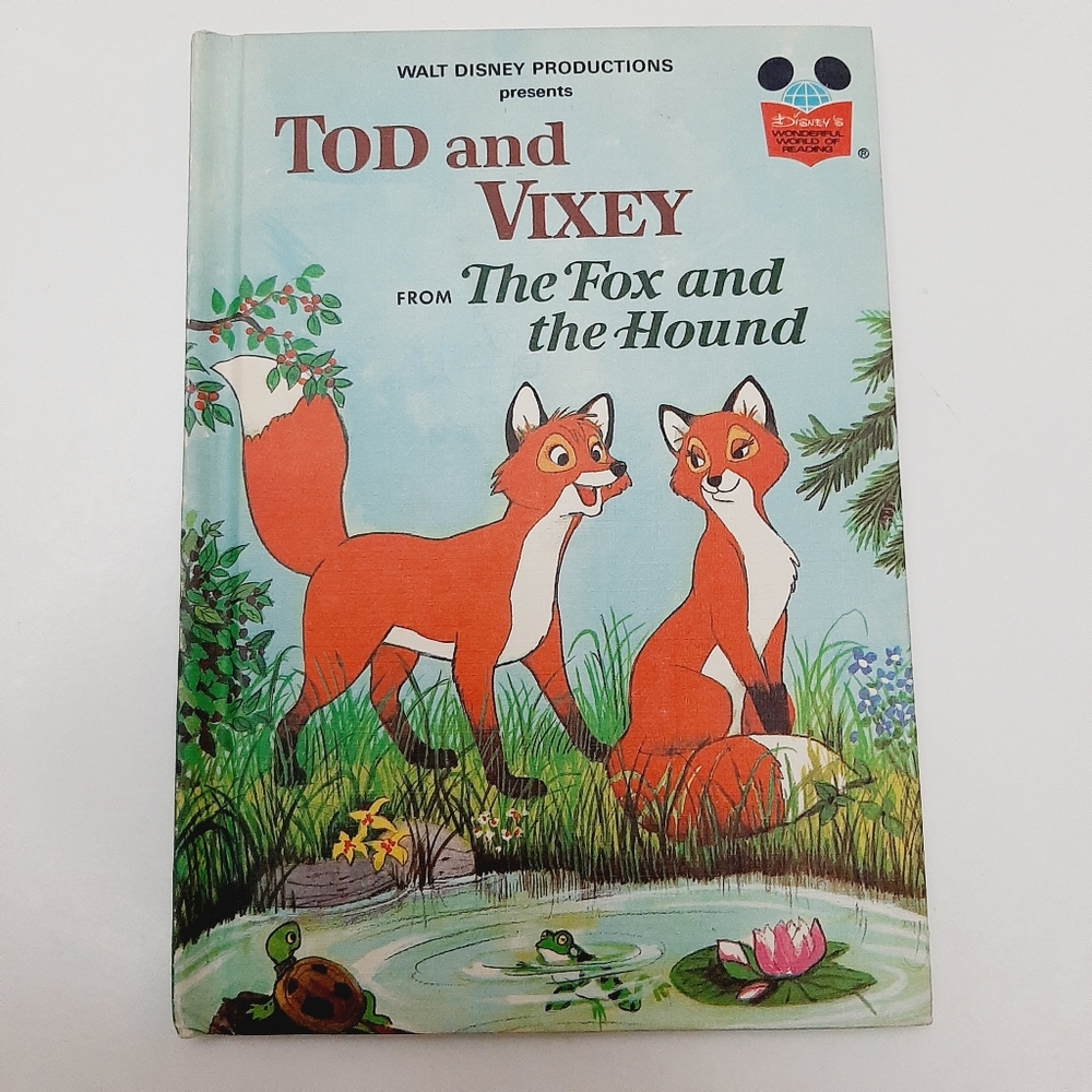 π4 for $20π Vintage 1981 TOD AND VIXEY - Disney WWOR Book HC Kids - Picture 2 of 10